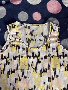 Abstract Print Tank Top