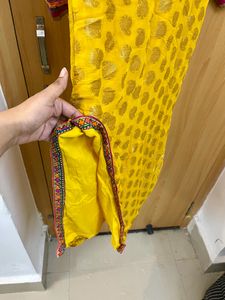 Rangriti Yellow Festive Kurta