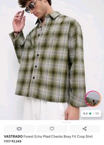 (never used) VASTRADO Forest Echo Plaid Checks Box