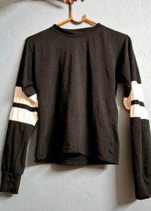 Stylish Black Long Sleeve Top