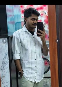 Men's Striped Casual Shirt size -S