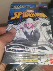 Hot Wheels Marvel Spider-Gwen Car NO COINS