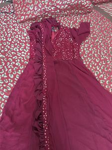 Stunning Sequined Ethnic Gown