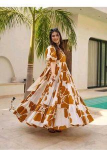 New Long Western Frock 🧡