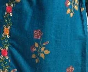 Teal Embroidered Kurta Set