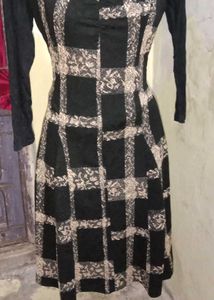 Stylish Black Dress and Top Set