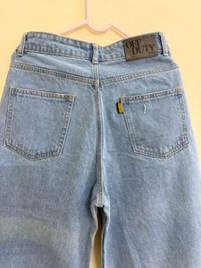 Patchwork Denim Jeans
