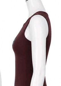 Brown Butterfly Tank Top