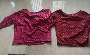 COMBO Pack of 2 Silk Blend Blouses