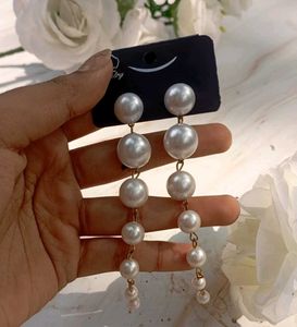 Elegant Pearl Drop Earrings