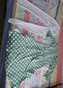 Chic Polka Dot Kurta Set