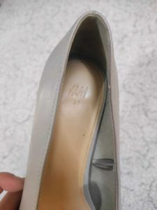 H&amp;M Grey Pointed heels FIXED PRICE Rs700.