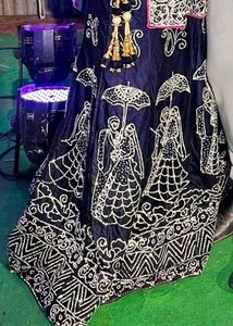 ✨ Royal Navy Blue Lehenga