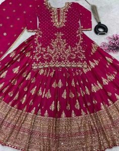 Heavy embroidery design Dress