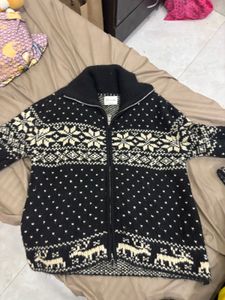 Cozy Fair Isle Zip-Up Sweater