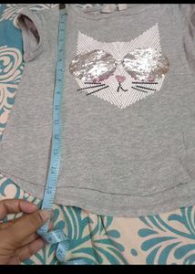 T Shirt With Sequence Work