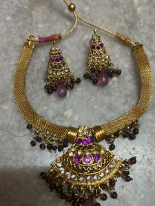Stunning Indian Necklace and Earring Set