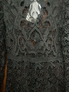 Elegant Black Lace Dress