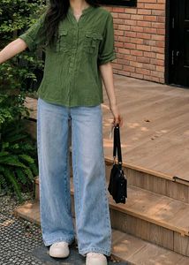 Olive Green Shirt top &amp; tshirt COMBO