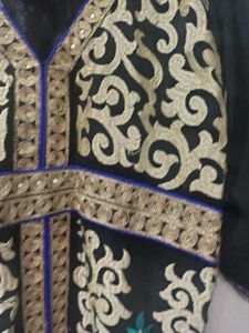 Black Embroidered Kurta