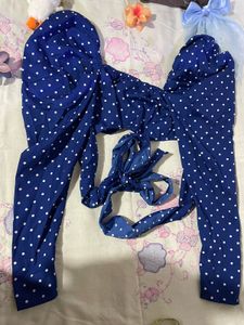 Blue Wrap Top🩵
