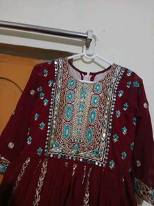 Embroidered Anarkali Kurta