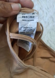 Nude Shade Ribbed Top