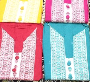 Kurti khadi 1 piece Rose design latest fancy/weste