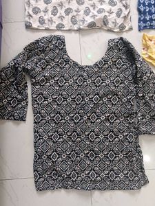 Set of 4 (Combo) Indian Short kurtis