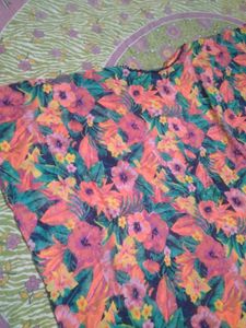 Vibrant Floral Print Kimono kaftan