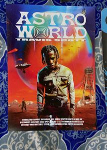 Travis Scott Astroworld  &amp; GQ Magazine Poster