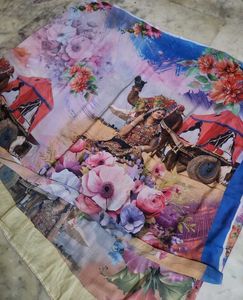 3D Digital Print Saree
