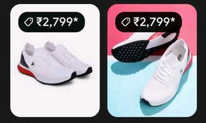 White Knit Sneakers