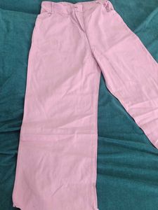 Light Pink Wide Leg Pants