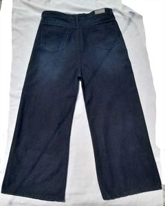 Classic Wide Leg  Dark Wash Jeans