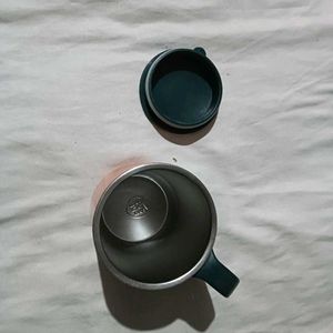 Orange Dublin Mug with Lid