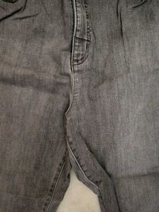 Grey Wash Denim Jeans