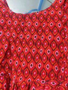 Boho Red Dress