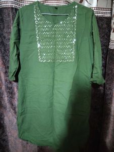 Sparkling Green Kurti