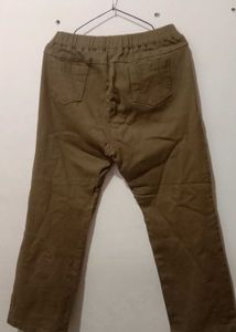 Brown Casual Pants