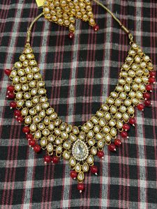exclusive red Necklace &amp; Earring Set