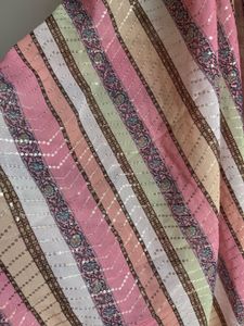 Brand new Elegant Pink sequinned Dupatta