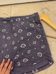 Cute Smiley Face Pajama Shorts