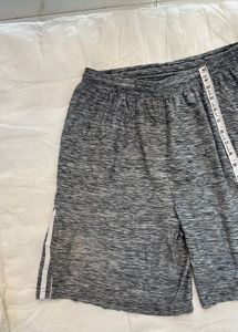 Men's Grey Heathered Athletic Shorts