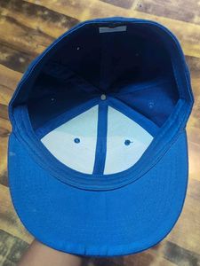 Chrome Hearts Blue Floral Cross Embroidered Cap