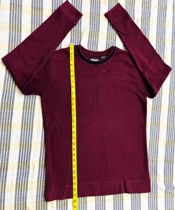 👕Maroon T-Shirt(M) - Hand Crafted Garment