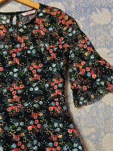 Floral Print Mini Dress