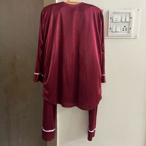 Satin Pajama Set