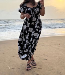 Floral Print Midi Dress