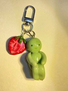 Kawaii Strawberry &amp; Character Keychain